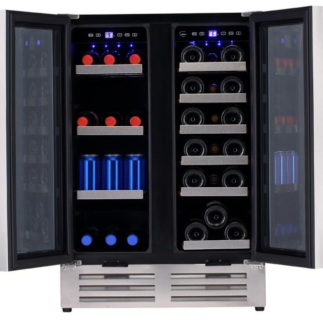 18 Bottles & 57 Cans Built-In / Free standing Pro-Style Beverage Cooler